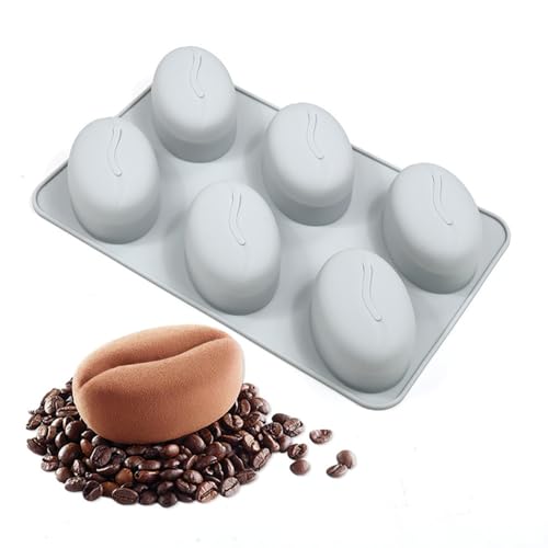 DUBENS Silikon Kaffee- und Kakaobohnendesign Mousse Form – Flexibel und langlebig für DIY Backen, Form für kreative Desserts, Mousse und Tortendekorationen DUBENS Silikon Kaffee- und Kakaobohnendesign Mousse Form – Flexibel und langlebig für DIY Backen, Form für kreative Desserts, Mousse und Tortendekorationen von DUBENS