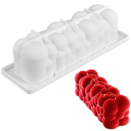 DUBENS Wolke Silikonform Serie Desserts 3D Kunst Kuchenform Backen Schokolade Mousse DIY Tools Gebäck Hause Party Hausgemachte (Spirale) von DUBENS