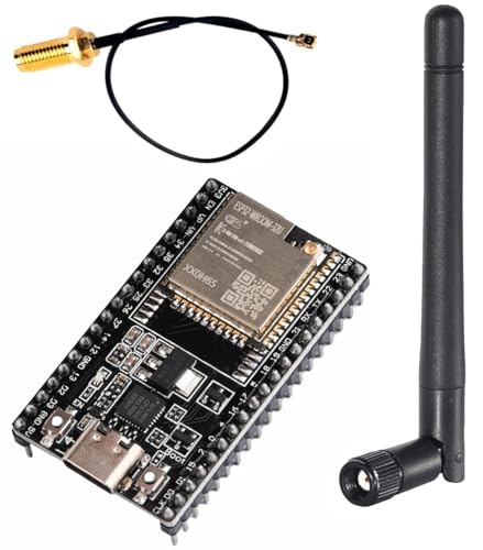 DUBEUYEW ESP32-DevKitC Core Board Typ C ESP32 Entwicklungsboard ESP32-WROOM-32U für Arduino mit Antenne und Kabel DUBEUYEW ESP32-DevKitC Core Board Typ C ESP32 Entwicklungsboard ESP32-WROOM-32U für Arduino mit Antenne und Kabel von DUBEUYEW