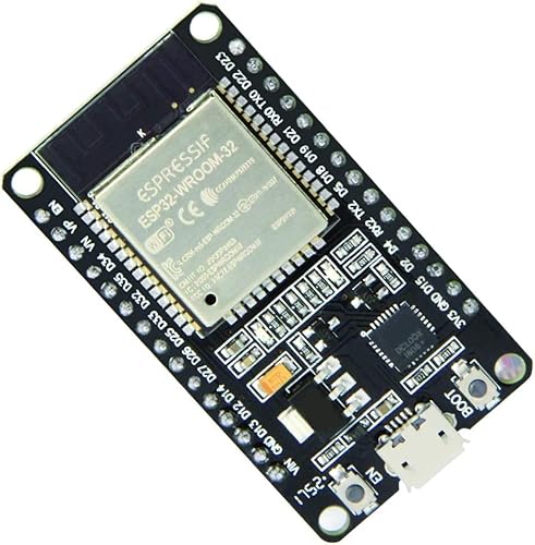 DUBEUYEW ESP32 ESP-32S WLAN WiFi Development Board, NodeMCU Modul 2.4 GHz WLAN WiFi + Bluetooth Dual Modus Modul Mikrocontroller, Antennenmodul ESP-WROOM-32 Chip mit Ultra Low Power (1 Stück) von DUBEUYEW