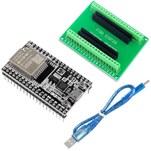 DUBEUYEW ESP32 ESP32-DevKitC core Board für ESP32 Development Board ESP32-WROOM-32U für Arduino mit einem Breakoutboard und einem Datenkabel DUBEUYEW ESP32 ESP32-DevKitC core Board für ESP32 Development Board ESP32-WROOM-32U für Arduino mit einem Breakoutboard und einem Datenkabel von DUBEUYEW