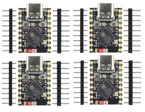 DUBEUYEW ESP32-S3 Entwicklungsboard ESP32 Supermini Entwicklungsboard ESP32 S3 Mini Board WiFi Bluetooth (4 Stück) von DUBEUYEW