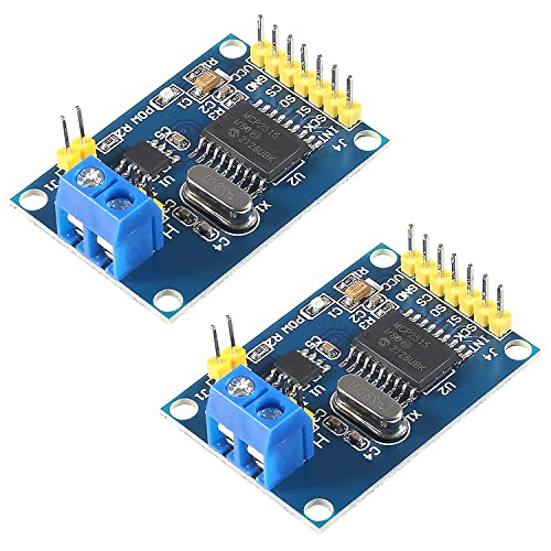 DUBEUYEW MCP2515 CAN Bus Modul TJA1050 Receiver SPI Modul für Arduino 51 MCU ARM Controller Entwicklungsboard (2 PCS) von DUBEUYEW