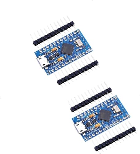 SPCOW 2PCS Pro Micro Atmega32U4 5V 16MHz Bootloadered IDE Micro USB Pro Micro Development Board Mikrocontroller Kompatibel mit Pro Micro Serial Connection mit Pin Header 1 SPCOW 2PCS Pro Micro Atmega32U4 5V 16MHz Bootloadered IDE Micro USB Pro Micro Development Board Mikrocontroller Kompatibel mit Pro Micro Serial Connection mit Pin Header 1 von DUBEUYEW