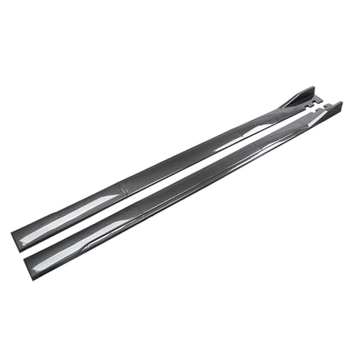 DUBHYYPS Auto Seitenschweller für Opel Corsa E 2014-2019,Verlängerung Rocker Plate Lip Separator Spoiler Diffusor Modification Karosseriesatz,Carbon Black von DUBHYYPS