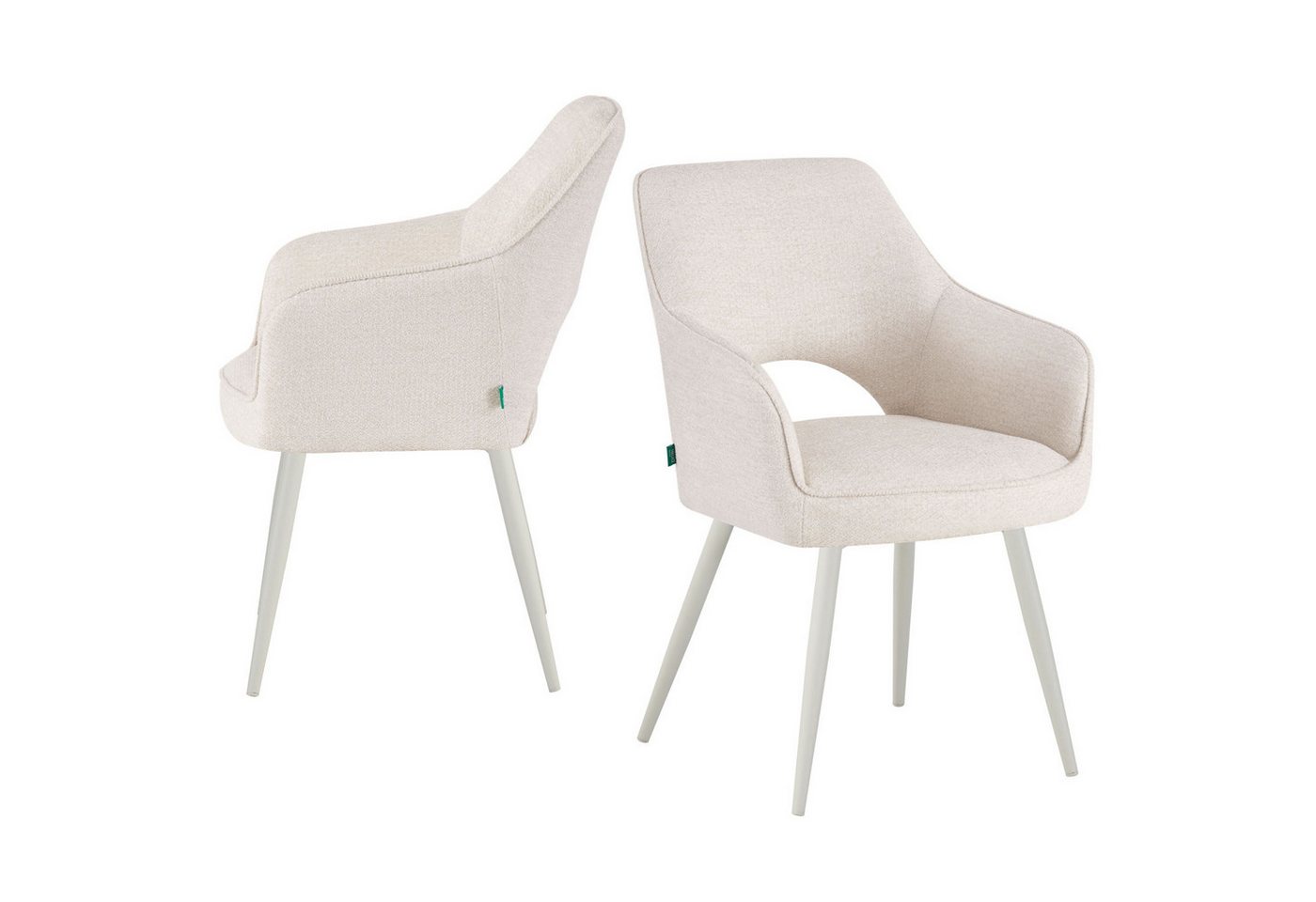 DUBI Möbel 4-Fußstuhl THOMAS-MOMO 2er-Set, 4-Fuss Gestell Schwarz 2er-Set DUBI Möbel 4-Fußstuhl THOMAS-MOMO 2er-Set, 4-Fuss Gestell Schwarz 2er-Set von DUBI Möbel