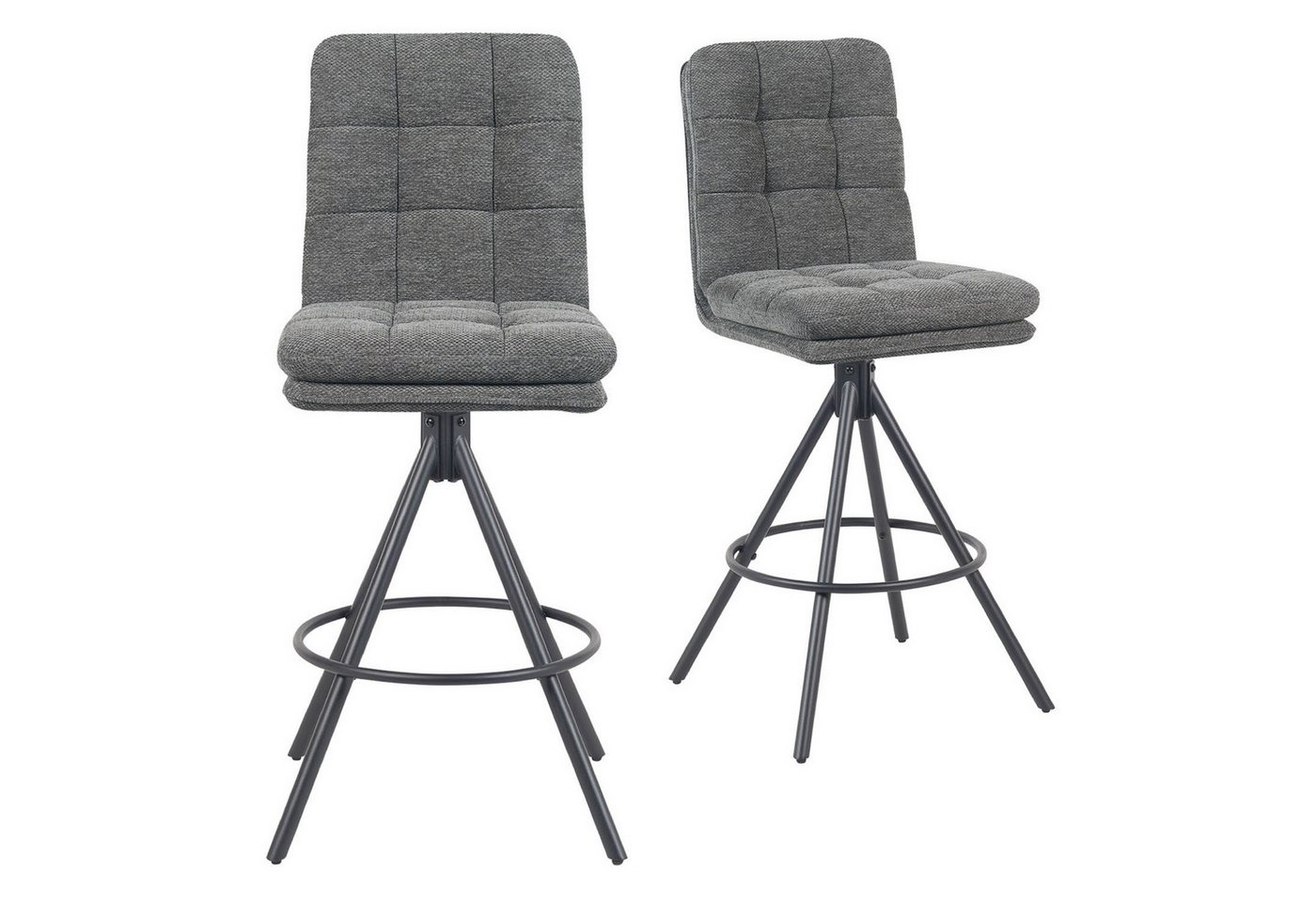 DUBI Möbel Barhocker Juno, Schwarz 360° drehbar im 2er-Set DUBI Möbel Barhocker Juno, Schwarz 360° drehbar im 2er-Set von DUBI Möbel