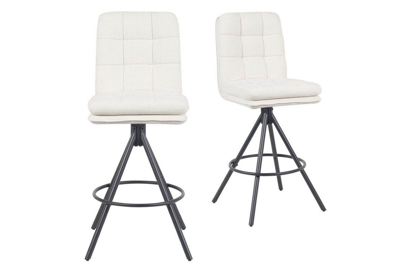 DUBI Möbel Barhocker Juno, Schwarz 360° drehbar im 2er-Set DUBI Möbel Barhocker Juno, Schwarz 360° drehbar im 2er-Set von DUBI Möbel