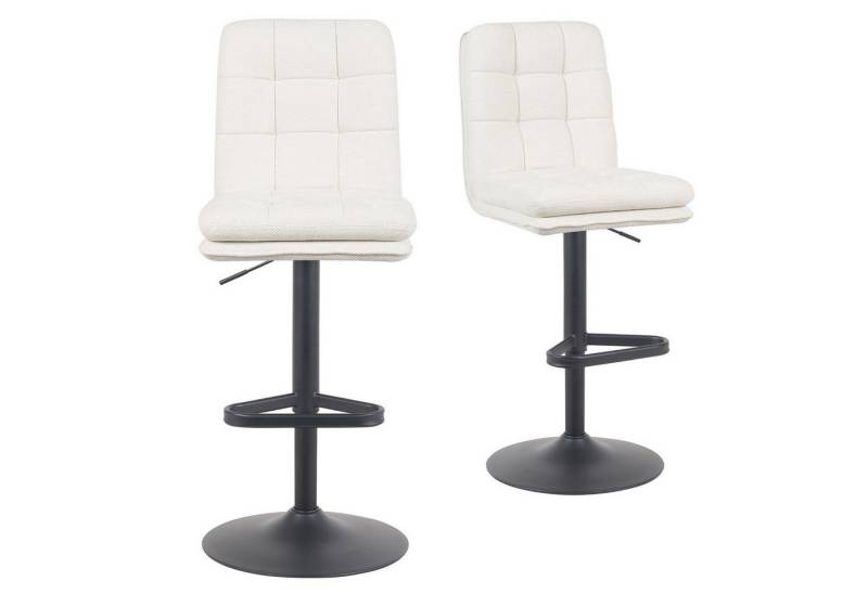 DUBI Möbel Barhocker Juno 2er-Set, Chrom, 360° drehbar, höhenverstellbar im 2er-Set von DUBI Möbel