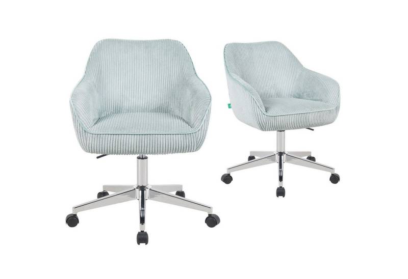 DUBI Möbel Bürostuhl Mika-Elio, Federkern, 360° drehbar, höhenverstellbar mit 5 Rollen im 2er-Set DUBI Möbel Bürostuhl Mika-Elio, Federkern, 360° drehbar, höhenverstellbar mit 5 Rollen im 2er-Set von DUBI Möbel