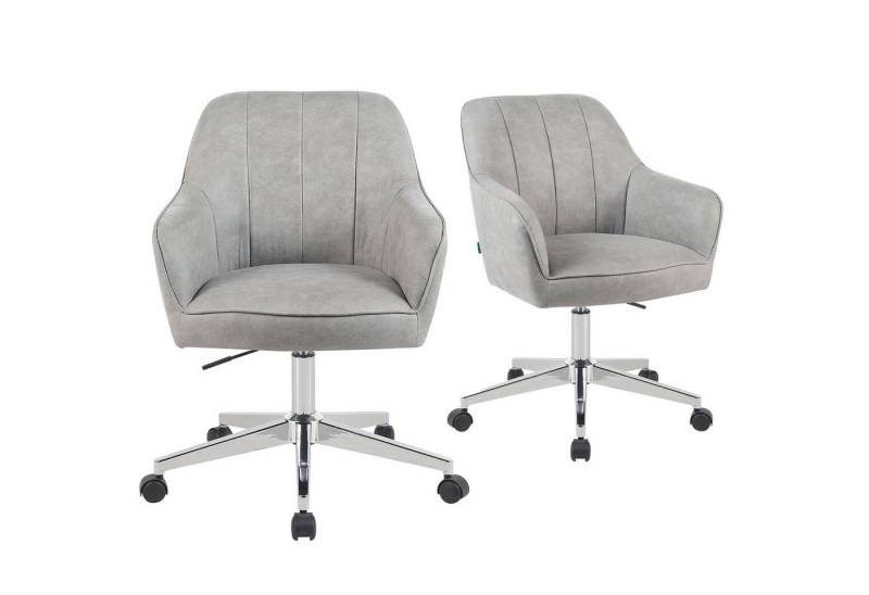 DUBI Möbel Bürostuhl Mika-Lian 2er-Set, Federkern, 360° drehbar, höhenverstellbar mit 5 Rollen im 2er-Set DUBI Möbel Bürostuhl Mika-Lian 2er-Set, Federkern, 360° drehbar, höhenverstellbar mit 5 Rollen im 2er-Set von DUBI Möbel