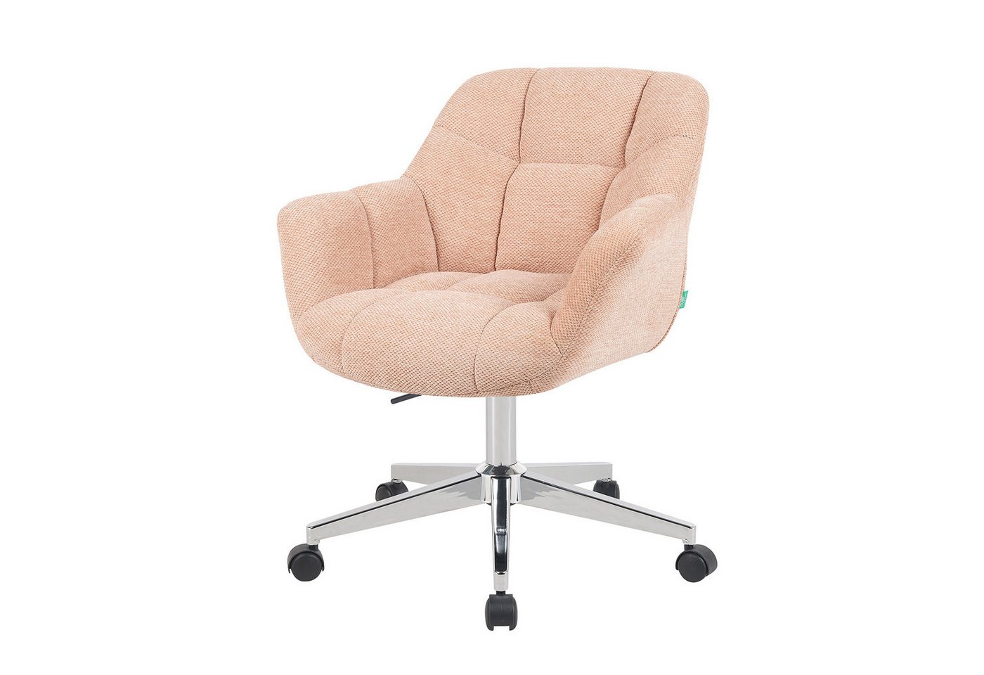DUBI Möbel Bürostuhl Mika-Nio, Chrom, 360° drehbar, höhenverstellbar mit 5 Rollen im 2er-Set DUBI Möbel Bürostuhl Mika-Nio, Chrom, 360° drehbar, höhenverstellbar mit 5 Rollen im 2er-Set von DUBI Möbel
