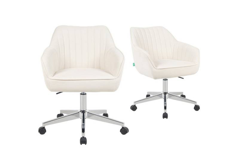 DUBI Möbel Bürostuhl Mika-Noel 2er-Set, Federkern, 360° drehbar, höhenverstellbar mit 5 Rollen im 2er-Set DUBI Möbel Bürostuhl Mika-Noel 2er-Set, Federkern, 360° drehbar, höhenverstellbar mit 5 Rollen im 2er-Set von DUBI Möbel
