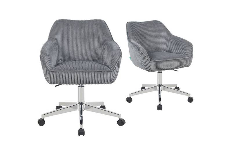 DUBI Möbel Bürostuhl Mika-Noel 2er-Set, Federkern, 360° drehbar, höhenverstellbar mit 5 Rollen im 2er-Set DUBI Möbel Bürostuhl Mika-Noel 2er-Set, Federkern, 360° drehbar, höhenverstellbar mit 5 Rollen im 2er-Set von DUBI Möbel
