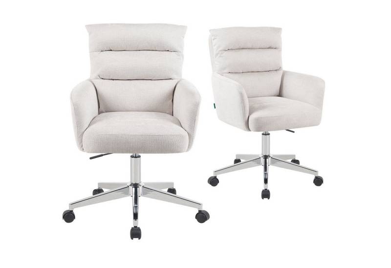 DUBI Möbel Bürostuhl Mika-Riko 2er-Set, Federkern, 360° drehbar, höhenverstellbar, mit 5 Rollen im 2er-Set DUBI Möbel Bürostuhl Mika-Riko 2er-Set, Federkern, 360° drehbar, höhenverstellbar, mit 5 Rollen im 2er-Set von DUBI Möbel