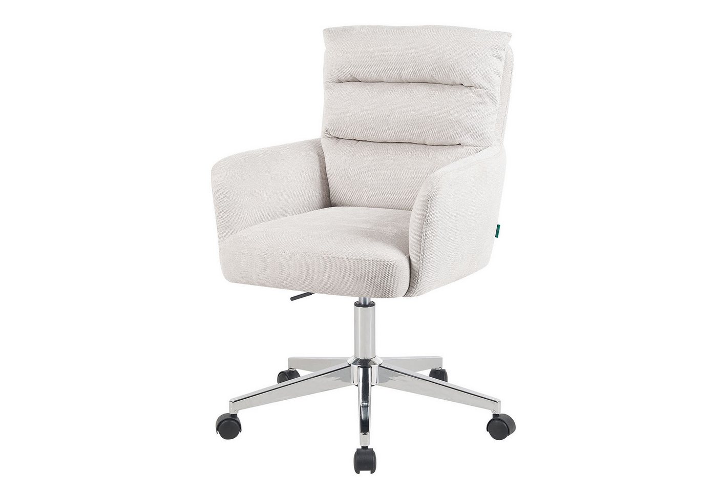 DUBI Möbel Bürostuhl Mika-Svenja, Chrom, 360° drehbar, höhenverstellbar mit 5 Rollen im 2er-Set DUBI Möbel Bürostuhl Mika-Svenja, Chrom, 360° drehbar, höhenverstellbar mit 5 Rollen im 2er-Set von DUBI Möbel