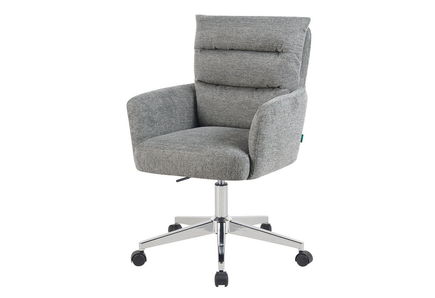 DUBI Möbel Bürostuhl Mika-Svenja, Chrom, 360° drehbar, höhenverstellbar mit 5 Rollen im 2er-Set DUBI Möbel Bürostuhl Mika-Svenja, Chrom, 360° drehbar, höhenverstellbar mit 5 Rollen im 2er-Set von DUBI Möbel
