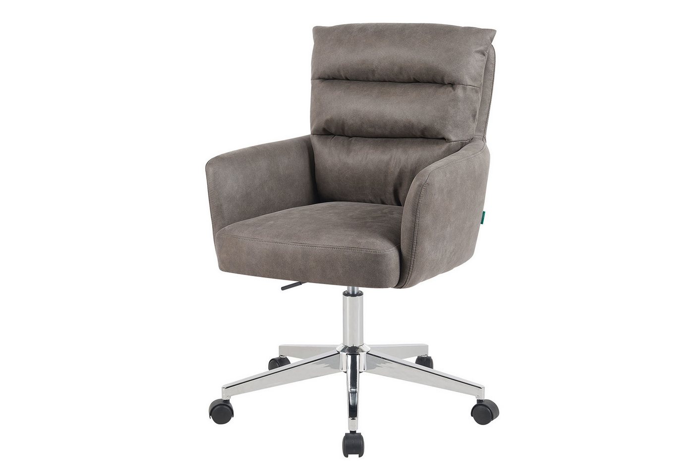 DUBI Möbel Bürostuhl Mika-Svenja, Chrom, 360° drehbar, höhenverstellbar mit 5 Rollen im 2er-Set DUBI Möbel Bürostuhl Mika-Svenja, Chrom, 360° drehbar, höhenverstellbar mit 5 Rollen im 2er-Set von DUBI Möbel