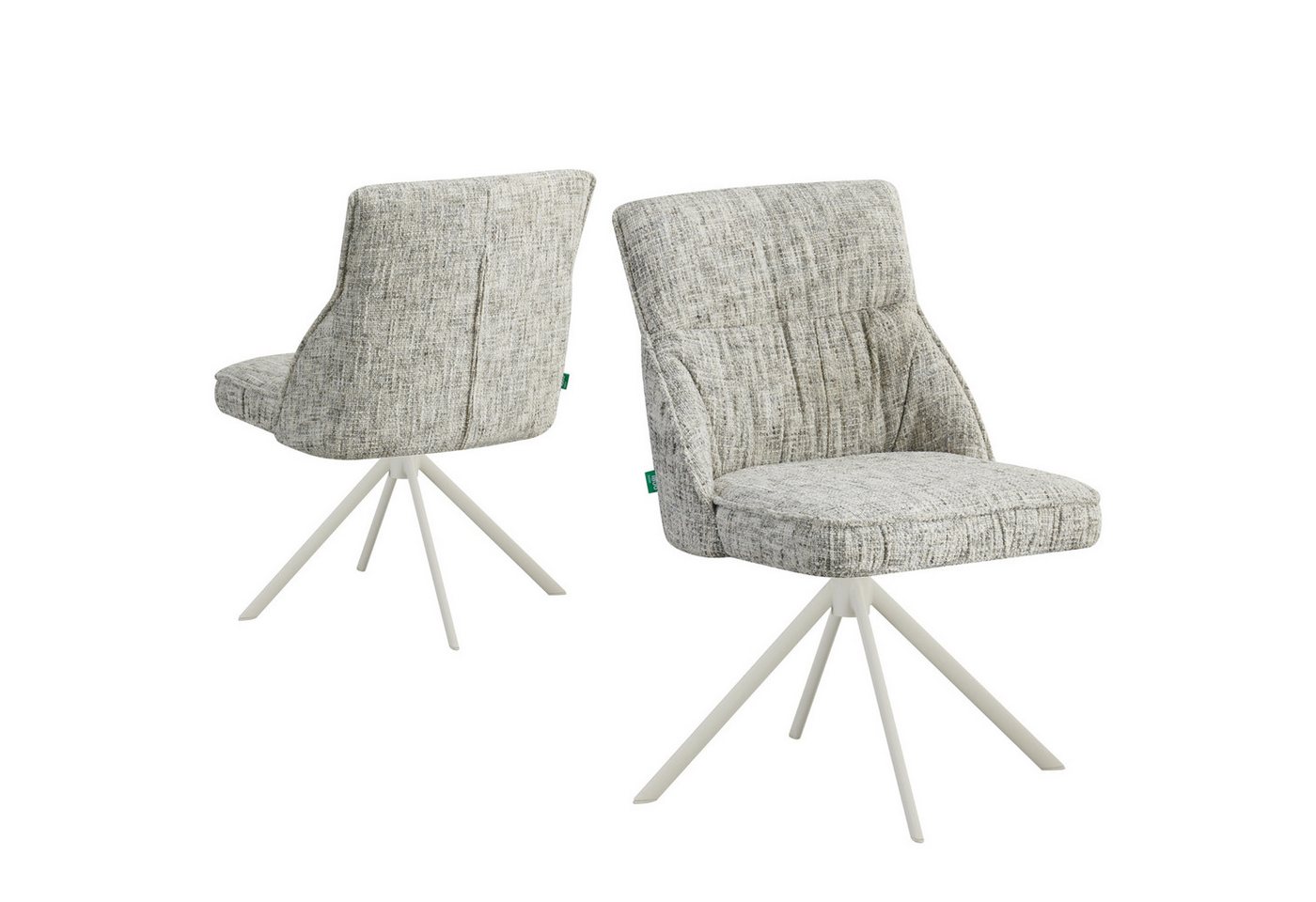 DUBI Möbel Drehstuhl LINNEA, 360° drehbar mit Rückholfunktion 2er-Set DUBI Möbel Drehstuhl LINNEA, 360° drehbar mit Rückholfunktion 2er-Set von DUBI Möbel