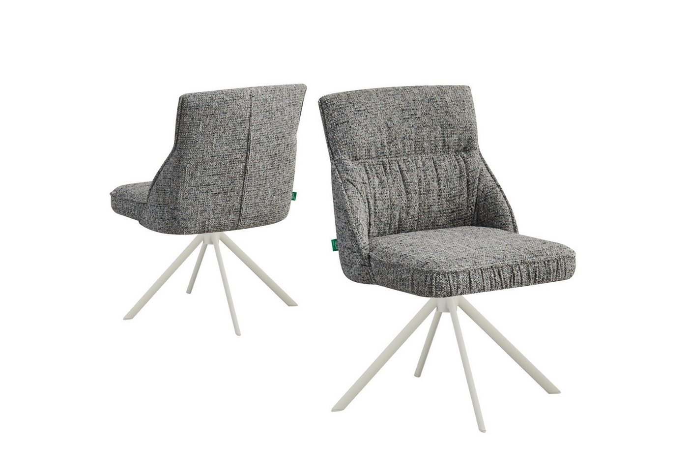 DUBI Möbel Drehstuhl LINNEA, 360° drehbar mit Rückholfunktion 2er-Set DUBI Möbel Drehstuhl LINNEA, 360° drehbar mit Rückholfunktion 2er-Set von DUBI Möbel