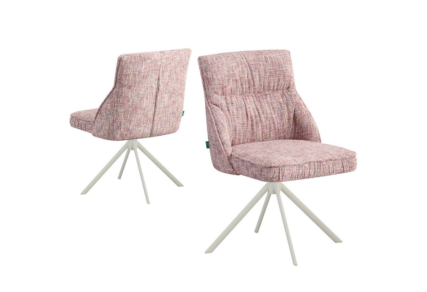 DUBI Möbel Drehstuhl LINNEA, 360° drehbar mit Rückholfunktion 2er-Set DUBI Möbel Drehstuhl LINNEA, 360° drehbar mit Rückholfunktion 2er-Set von DUBI Möbel