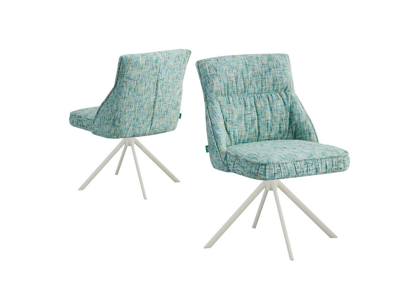 DUBI Möbel Drehstuhl LINNEA, 360° drehbar mit Rückholfunktion 2er-Set DUBI Möbel Drehstuhl LINNEA, 360° drehbar mit Rückholfunktion 2er-Set von DUBI Möbel