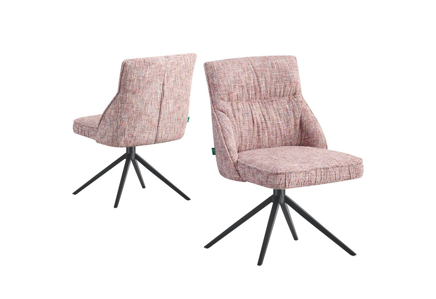 DUBI Möbel Drehstuhl MIRELA, 360° drehbar mit Rückholfunktion 2er-Set DUBI Möbel Drehstuhl MIRELA, 360° drehbar mit Rückholfunktion 2er-Set von DUBI Möbel