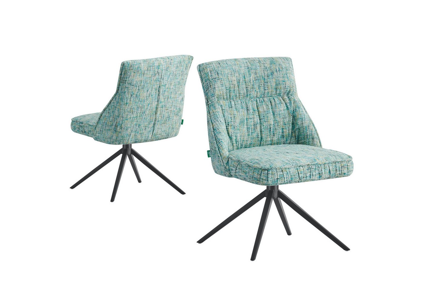 DUBI Möbel Drehstuhl MIRELA, 360° drehbar mit Rückholfunktion 2er-Set DUBI Möbel Drehstuhl MIRELA, 360° drehbar mit Rückholfunktion 2er-Set von DUBI Möbel