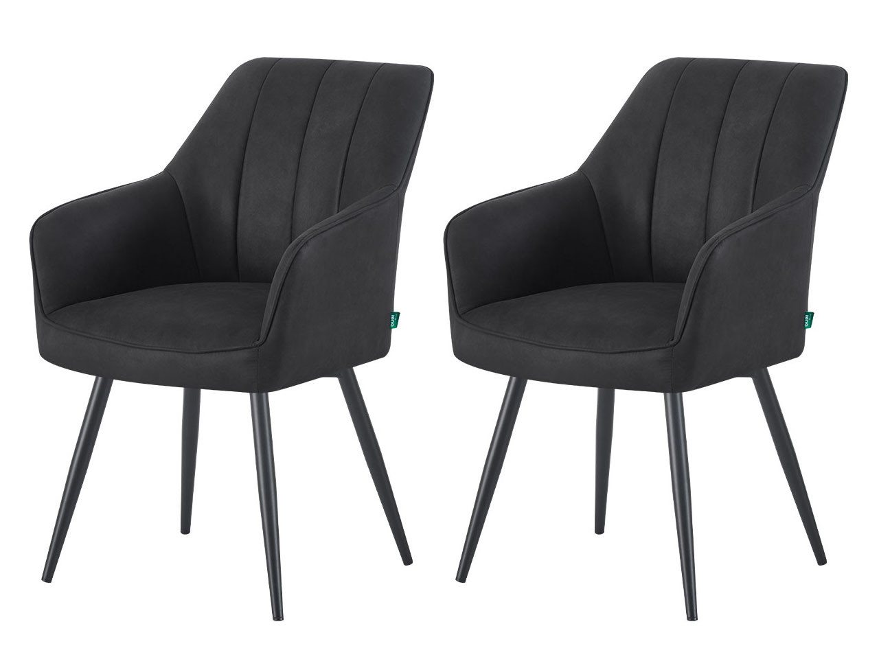 DUBI Möbel Drehstuhl THOMAS-NIKA 2er-Set, verschiedene Gestelle, Federkern, 2er-Set DUBI Möbel Drehstuhl THOMAS-NIKA 2er-Set, verschiedene Gestelle, Federkern, 2er-Set von DUBI Möbel