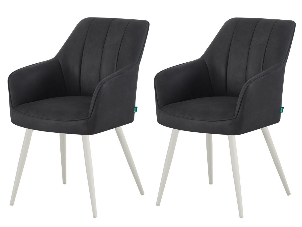 DUBI Möbel Drehstuhl THOMAS-NIKA 2er-Set, verschiedene Gestelle, Federkern, 2er-Set DUBI Möbel Drehstuhl THOMAS-NIKA 2er-Set, verschiedene Gestelle, Federkern, 2er-Set von DUBI Möbel