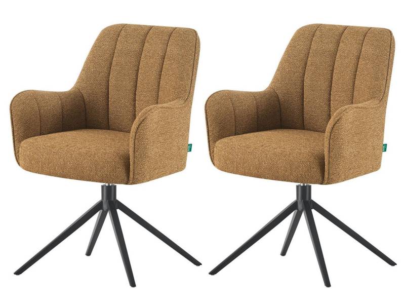 DUBI Möbel Drehstuhl THOMAS-ROMY 2er-Set, verschiedene Gestelle, Federkern, 2er-Set DUBI Möbel Drehstuhl THOMAS-ROMY 2er-Set, verschiedene Gestelle, Federkern, 2er-Set von DUBI Möbel