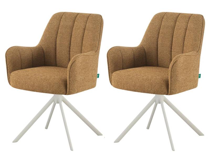 DUBI Möbel Drehstuhl THOMAS-ROMY 2er-Set, verschiedene Gestelle, Federkern, 2er-Set DUBI Möbel Drehstuhl THOMAS-ROMY 2er-Set, verschiedene Gestelle, Federkern, 2er-Set von DUBI Möbel