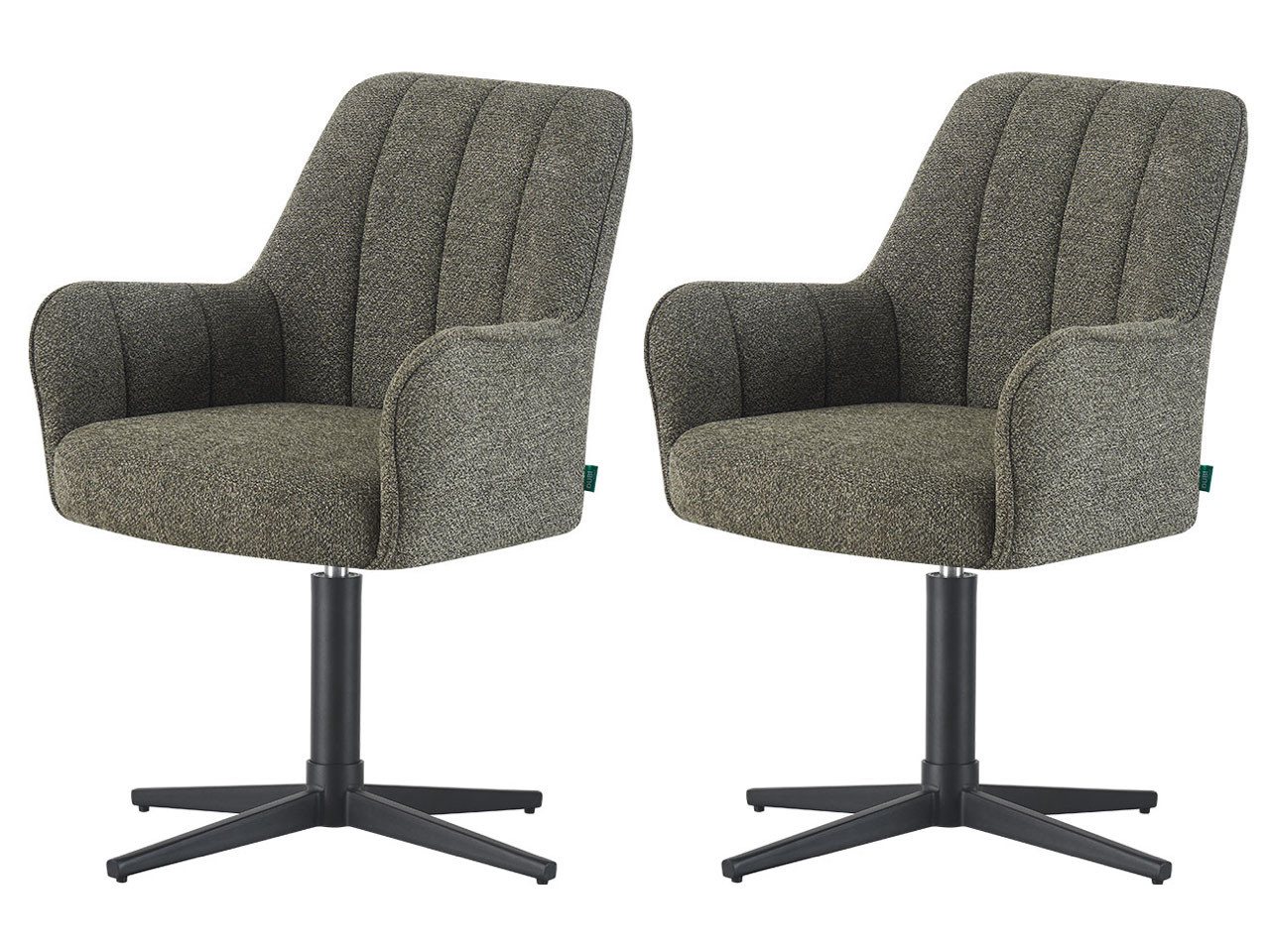 DUBI Möbel Drehstuhl THOMAS-ROMY 2er-Set, verschiedene Gestelle, Federkern, 2er-Set DUBI Möbel Drehstuhl THOMAS-ROMY 2er-Set, verschiedene Gestelle, Federkern, 2er-Set von DUBI Möbel