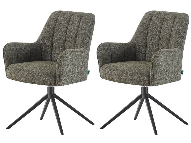 DUBI Möbel Drehstuhl THOMAS-ROMY 2er-Set, verschiedene Gestelle, Federkern, 2er-Set DUBI Möbel Drehstuhl THOMAS-ROMY 2er-Set, verschiedene Gestelle, Federkern, 2er-Set von DUBI Möbel
