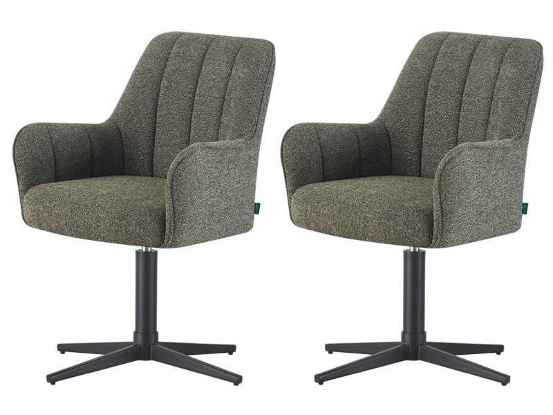 DUBI Möbel Drehstuhl THOMAS-ROMY 2er-Set, verschiedene Gestelle, Federkern, 2er-Set DUBI Möbel Drehstuhl THOMAS-ROMY 2er-Set, verschiedene Gestelle, Federkern, 2er-Set von DUBI Möbel