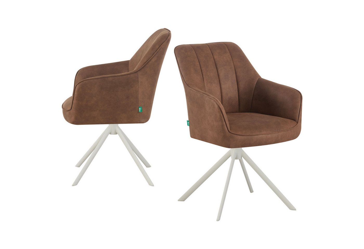 DUBI Möbel Drehstuhl THOMAS-VIVI, 360° drehbar mit Rückholfunktion 2er-Set DUBI Möbel Drehstuhl THOMAS-VIVI, 360° drehbar mit Rückholfunktion 2er-Set von DUBI Möbel