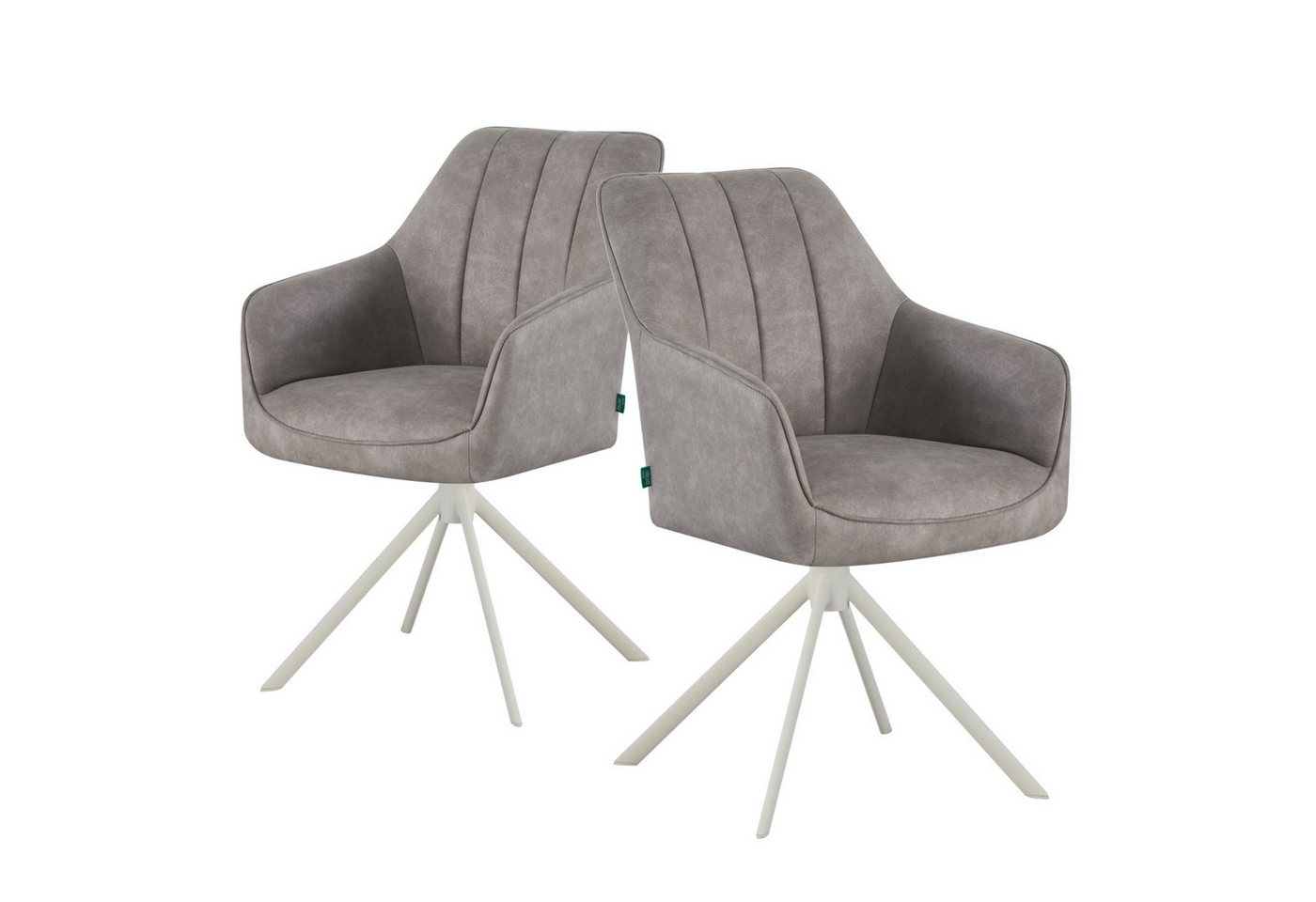 DUBI Möbel Drehstuhl THOMAS-VIVI, 360° drehbar mit Rückholfunktion 2er-Set DUBI Möbel Drehstuhl THOMAS-VIVI, 360° drehbar mit Rückholfunktion 2er-Set von DUBI Möbel
