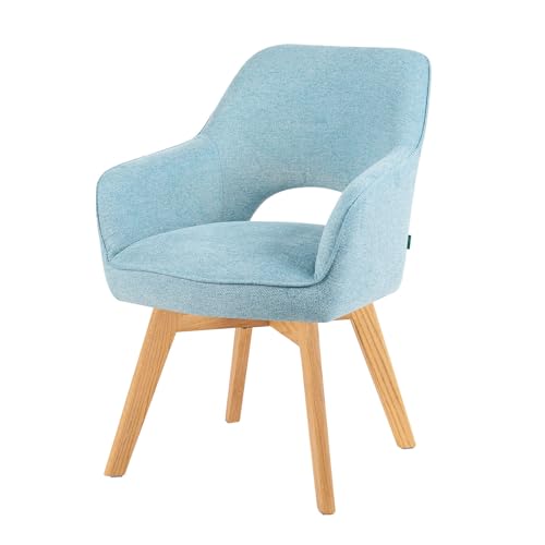 DUBI Möbel Mika-Lena Esszimmerstühle drehbar 2er-Set – Eiche massiv geölt Natur, 360°-Drehgestell, abriebfester Stoff Hellblau, Komfortpolsterung, bis 150 kg geprüft, Gastro-Qualität, modular DUBI Möbel Mika-Lena Esszimmerstühle drehbar 2er-Set – Eiche massiv geölt Natur, 360°-Drehgestell, abriebfester Stoff Hellblau, Komfortpolsterung, bis 150 kg geprüft, Gastro-Qualität, modular von DUBI Möbel