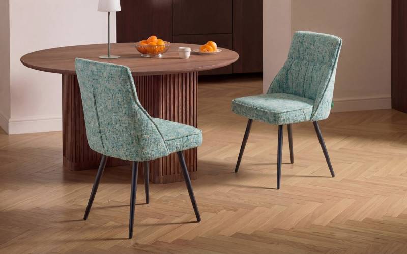 DUBI Möbel Polsterstuhl MIRELA, 360° drehbar mit Rückholfunktion 2er-Set DUBI Möbel Polsterstuhl MIRELA, 360° drehbar mit Rückholfunktion 2er-Set von DUBI Möbel