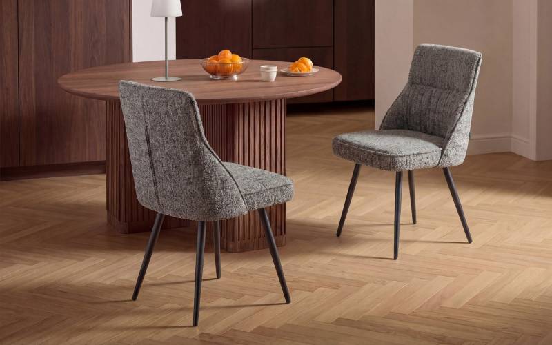 DUBI Möbel Polsterstuhl MIRELA, 360° drehbar mit Rückholfunktion 2er-Set DUBI Möbel Polsterstuhl MIRELA, 360° drehbar mit Rückholfunktion 2er-Set von DUBI Möbel