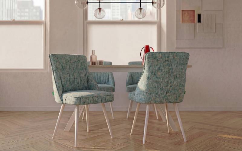 DUBI Möbel Polsterstuhl MIRELA, 360° drehbar mit Rückholfunktion 2er-Set DUBI Möbel Polsterstuhl MIRELA, 360° drehbar mit Rückholfunktion 2er-Set von DUBI Möbel