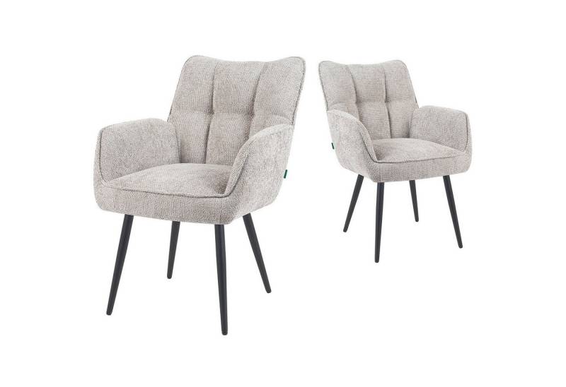 DUBI Möbel Drehstuhl Mika-Enya, Federkernpolsterung, pulverbeschichtet im 2er-Set DUBI Möbel Drehstuhl Mika-Enya, Federkernpolsterung, pulverbeschichtet im 2er-Set von DUBI Möbel