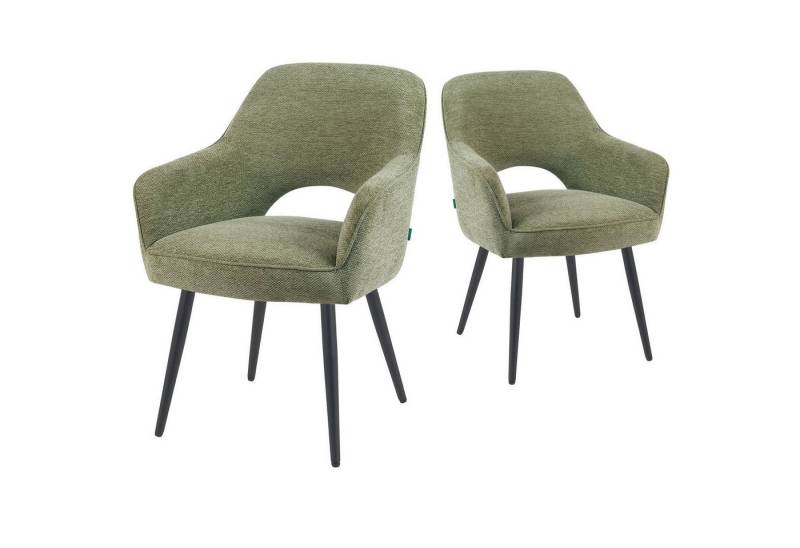 DUBI Möbel Polsterstuhl Mika-Nils 2er-Set, Federkern, pulverbeschichtet, 360° drehbar im 2er-Set DUBI Möbel Polsterstuhl Mika-Nils 2er-Set, Federkern, pulverbeschichtet, 360° drehbar im 2er-Set von DUBI Möbel