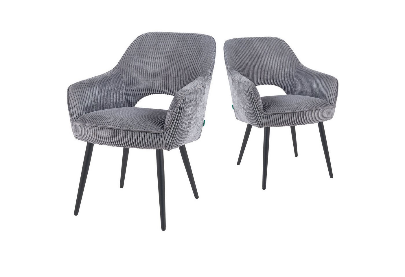 DUBI Möbel Drehstuhl Mika-Nils, Federkernpolsterung, pulverbeschichtet im 2er-Set DUBI Möbel Drehstuhl Mika-Nils, Federkernpolsterung, pulverbeschichtet im 2er-Set von DUBI Möbel