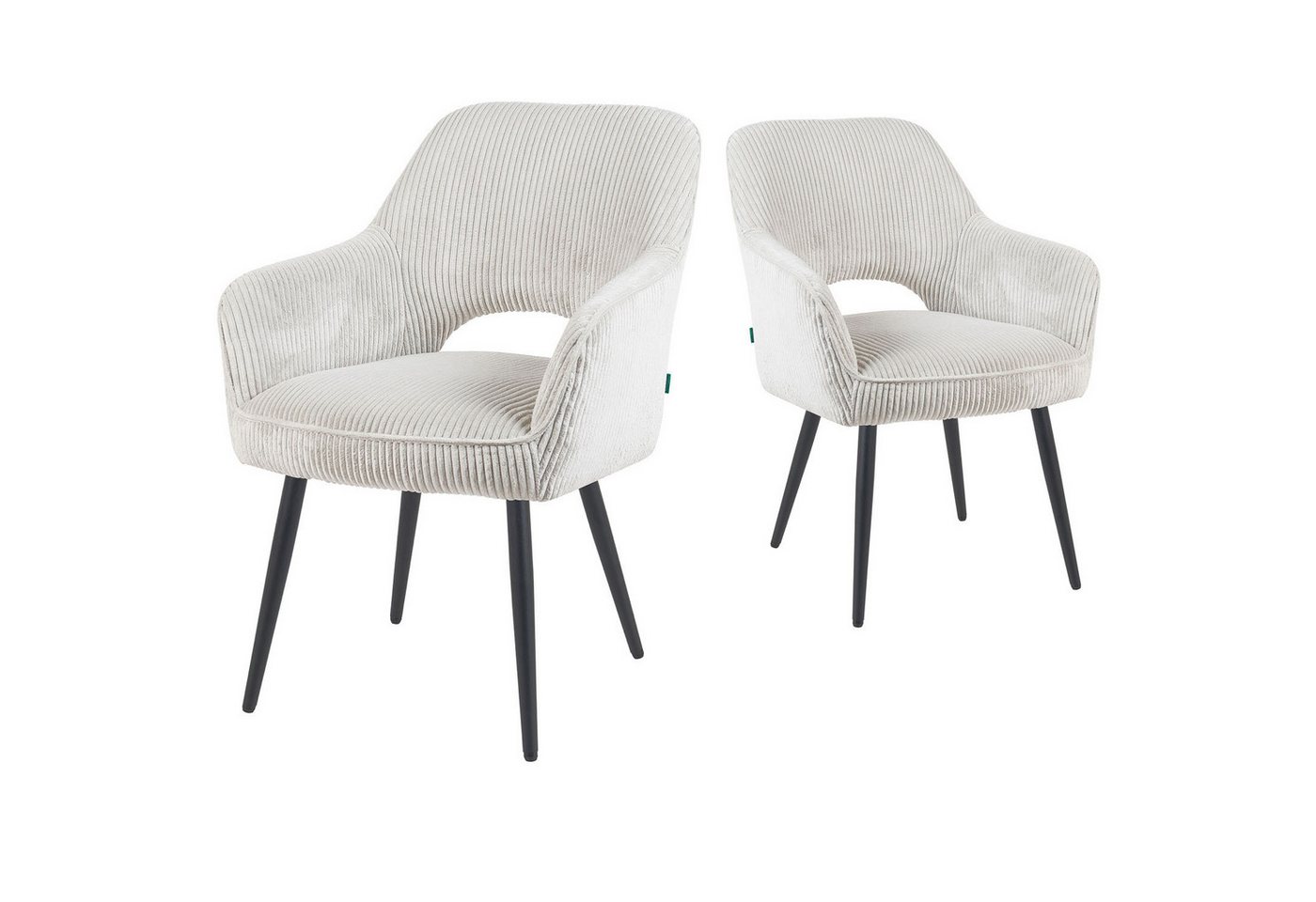 DUBI Möbel Drehstuhl Mika-Nils, Federkernpolsterung, pulverbeschichtet im 2er-Set DUBI Möbel Drehstuhl Mika-Nils, Federkernpolsterung, pulverbeschichtet im 2er-Set von DUBI Möbel