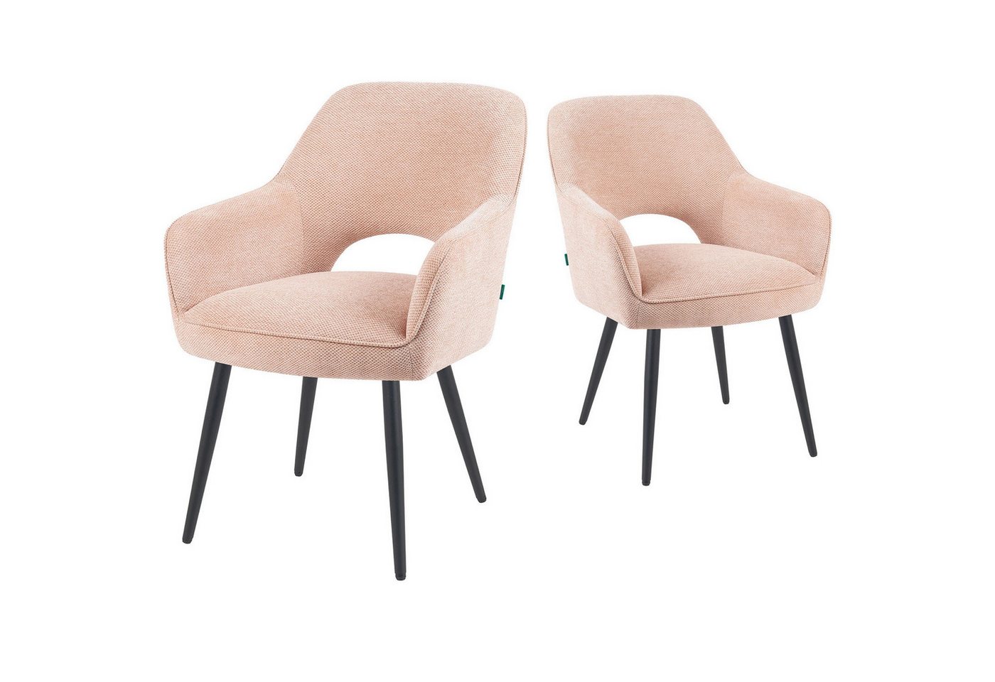 DUBI Möbel Drehstuhl Mika-Nils, Federkernpolsterung, pulverbeschichtet im 2er-Set DUBI Möbel Drehstuhl Mika-Nils, Federkernpolsterung, pulverbeschichtet im 2er-Set von DUBI Möbel