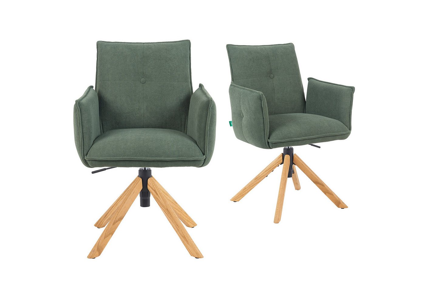 DUBI Möbel Polsterstuhl Mika-Paul 2er-Set DUBI Möbel Polsterstuhl Mika-Paul 2er-Set von DUBI Möbel