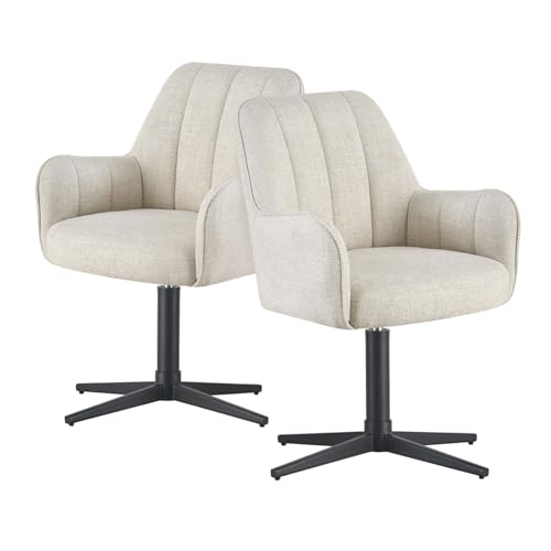 DUBI Möbel Esszimmerstuhl Thomas, Esszimmerstühle drehbar Armlehnstuhl Küchenstuhl Polsterstuhl Schreibtischstuhl Schminkstuhl für Esszimmer Küche Wohnzimmer Büro, Weiß, 2 Stück, 21104-RD10A-B02 DUBI Möbel Esszimmerstuhl Thomas, Esszimmerstühle drehbar Armlehnstuhl Küchenstuhl Polsterstuhl Schreibtischstuhl Schminkstuhl für Esszimmer Küche Wohnzimmer Büro, Weiß, 2 Stück, 21104-RD10A-B02 von DUBI Möbel