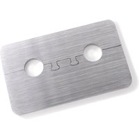 Premium Heizkörper Rosette "Johannes" Für Doppelrohre Geschliffen Aus Edelstahl Ø 15-22 Mm von DUBSPENCER