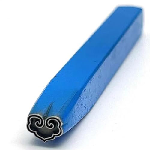 DUBTEDHOU Metallstanzwerkzeuge, Metallmusterstangen, Metall-Stanzset for Schmuckherstellung, DIY-Kunst, Stempel, Stanzer for Ton, Leder, Holz(Clouds2) von DUBTEDHOU